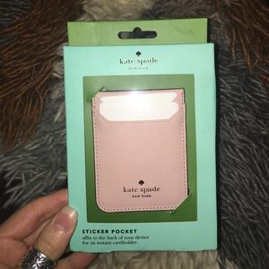 Kate Spade ♠️ Pink Sticker Pocket